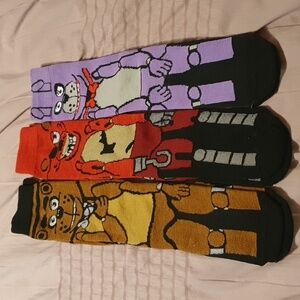 Five Nights at Freddy's Animatronics Character Socks (Youth Size)